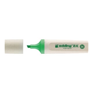 Textmarker 24 EcoLine hellgrün Strich-B.2-5mm Keilspitze EDDING