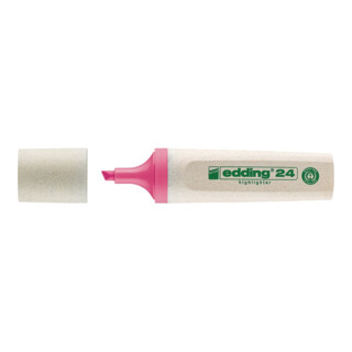 Textmarker 24 EcoLine pink Strich-B.2-5mm Keilspitze EDDING