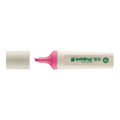 Textmarker 24 EcoLine pink Strich-B.2-5mm Keilspitze EDDING