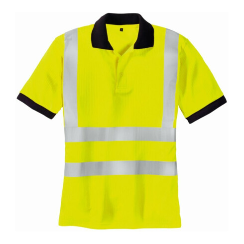 TEXXOR Warnschutz-Polo-SYLT, leuchtgelb, Gr. S
