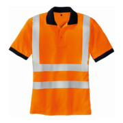 TEXXOR Warnschutz-Polo-SYLT, leuchtorange, Gr. XL