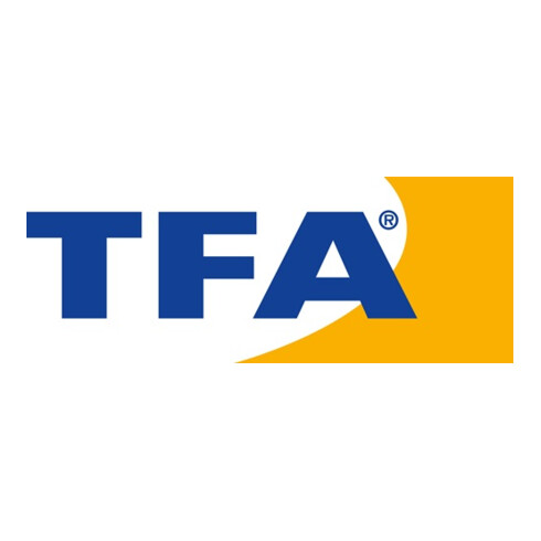 TFA Dostmann GmbH + Co KG Fensterthermometer für die Außenscheibe mit Klebefläche Kunststoff D.75mm