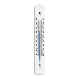 TFA Dostmann Innen-Außen Thermometer Kunststoff ,weiß