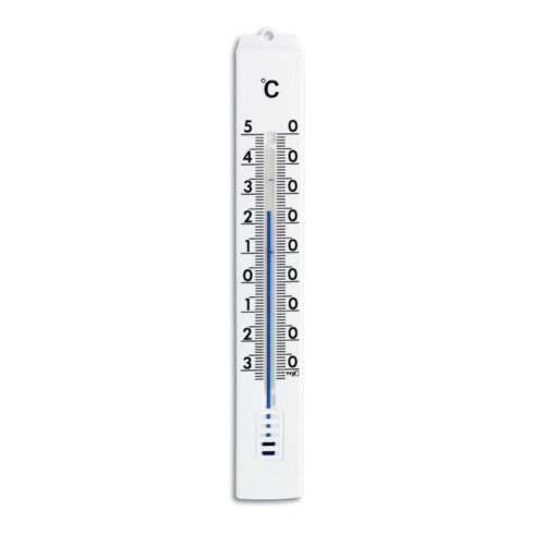 TFA Dostmann Thermomètre intérieur-extérieur en plastique, blanc