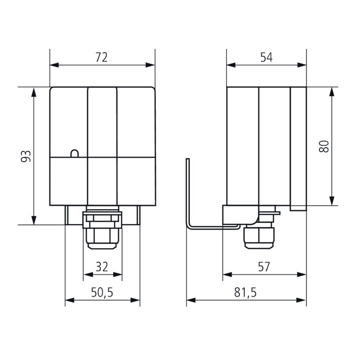 Theben Émetteur de luminosité LU 133 EIB/KNX