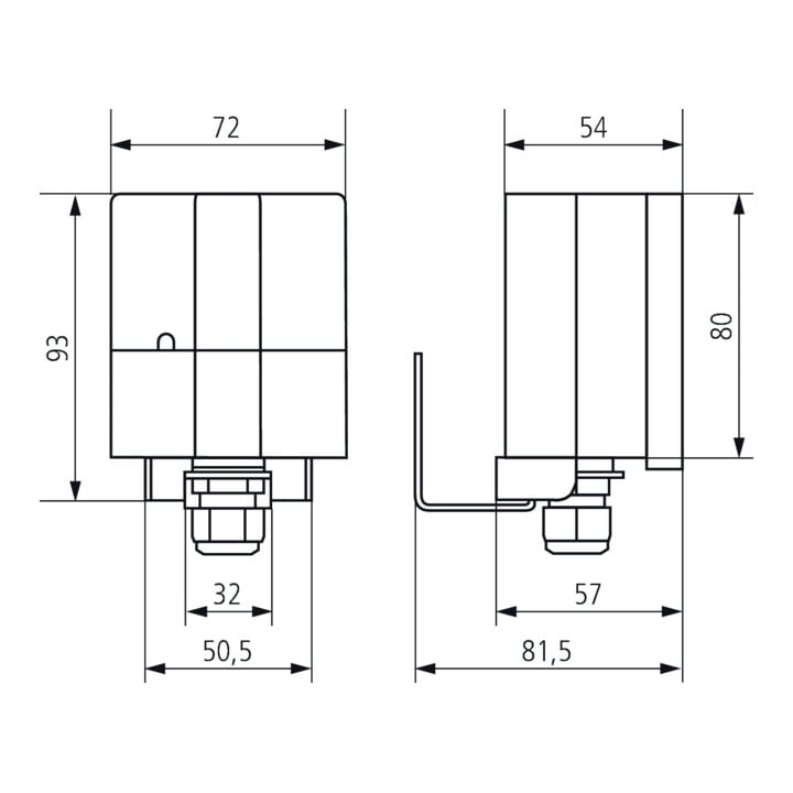Theben Helligkeitswertsender LU 133 EIB/KNX