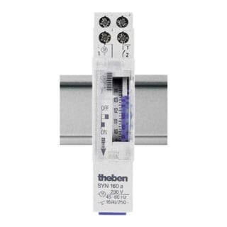 Theben Horloge de commutation synchrone 1W, jour SYN 160a
