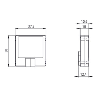 Theben Interface bouton-poussoir KNX Entrée binaire 2 canaux TA 2.1 KNX