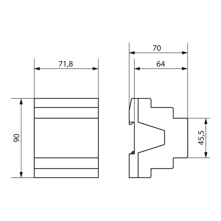 Theben Interface passerelle DALI 1 canal S64 KNX