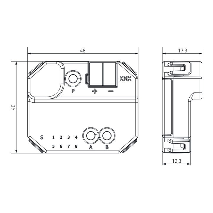Theben Medienkoppler LUXORliving RF1