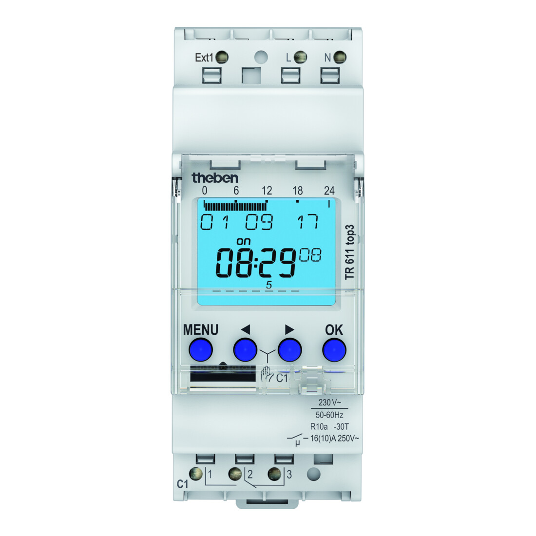 Theben Programmateur hebdomadaire numérique 1K TR 611 top3