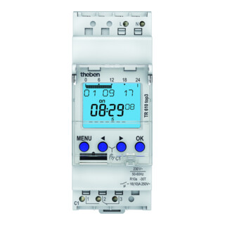 Theben Programmateur horaire numérique hebdomadaire TR 610 top3