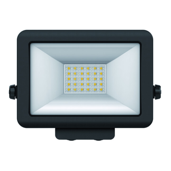 Theben Projecteur LED pour montage mural 20 Watt, noir theLeda B20L BK