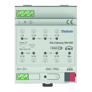 Theben Schnittstelle DALI-Gateway 1-Kanal S64 KNX