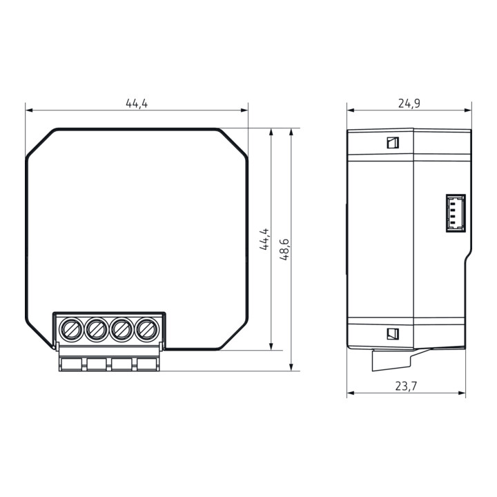 Theben UP 1-fach Funk-DALI-Aktor KNX RF Data Secure DU 1 DALI S RF