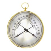 Thermometer/Hygrometer D.100mm m.Ms.-Ring