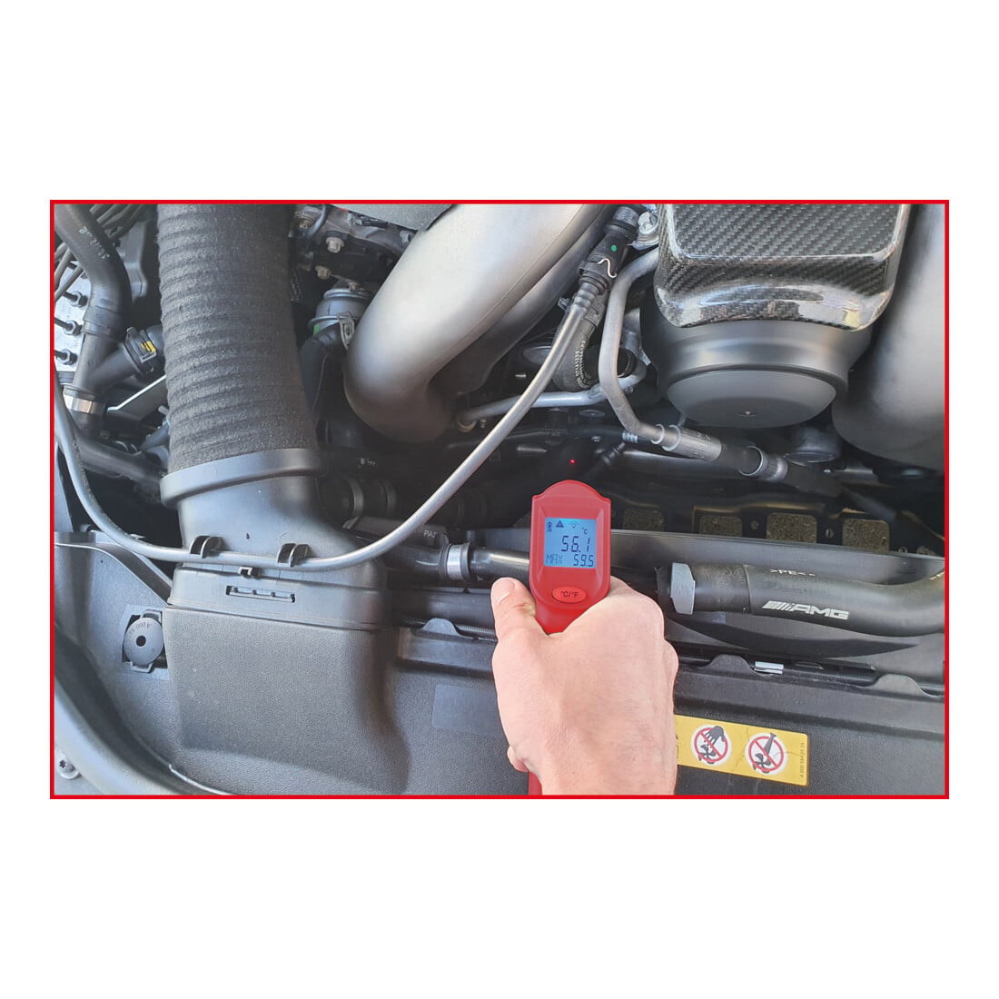 Thermomètre laser, -20° à 500°