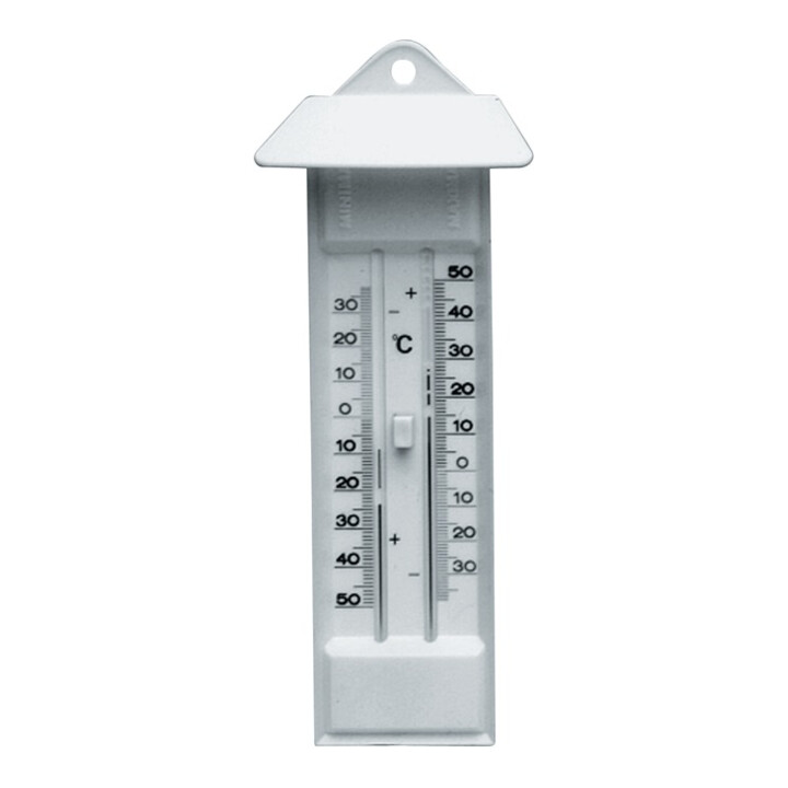 Thermomètre plage de mesure -50 jusqu'à 50 degr.C H232xl80xP32mm plastique