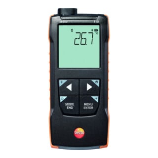 Thermomètre Testo NTC et Pt100 110 avec connexion à une application