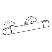 Thermostat Hansa Prisma complet f Système de douche-1