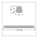 Thorn LED-Feuchtraumleuchte AQFPRO L 4000K IP66 28W 1600 x 92 x 90mm