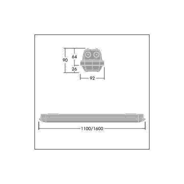 Thorn LED Lampe pour locaux humides 4000K AQFPRO L#96630757