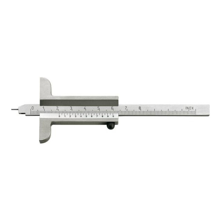 Tiefenmessschieber m. Messstift 80mm 1/50 FORMAT