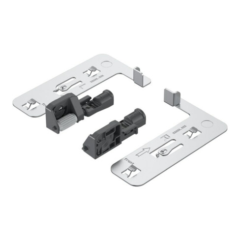 Tiefenverstellung Actro 5D Ku.grau HETTICH