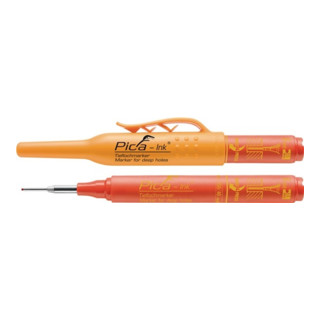 Tieflochmarker Pica-Ink rot m.Teleskopspitze PICA