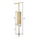 Tige de boulon Boulon D.18mm L.400mm galvanisé 130mm plaque de course 160x50mm-1