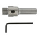 Tige de fixation Heller pour scie cloche Allmat Adaptateur 6 pans-1