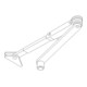 GEZE Tige de maintien activable TS 2000-3