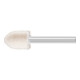 Tige de polissage D15xH20mm 62 mm 6 mm feutre conique à bout pointu PFERD