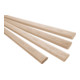 Tige DOMINO en hêtre D 8x750/36 BU-1