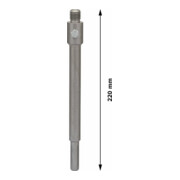 Tige hexagonale Bosch pour forets creux avec M 16 11 mm 220 mm-4