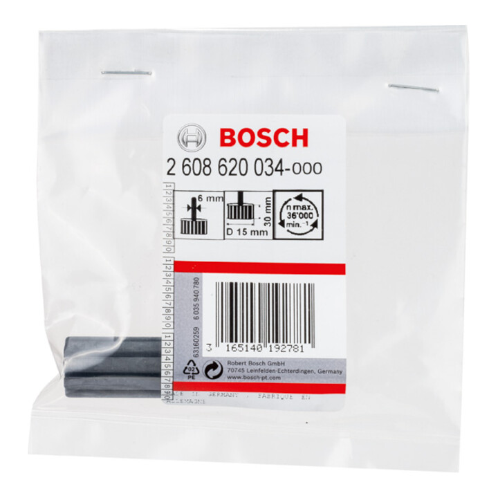 Tige porte-outil Bosch pour manchons abrasifs de 15 mm 30 mm pour meuleuses droites
