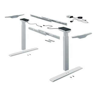 Tischgestell silber HETTICH