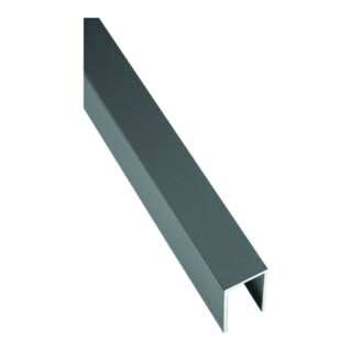 TJÖRN U-Profil 24,8 x 40 x 1761mm Anthrazit Alu-Abdeckleiste