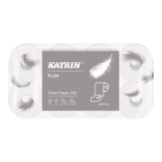 Toilettenpapier Katrin Plus 250 3-lagig 48 RL a 250 Blatt=12000 Bl.KATRIN