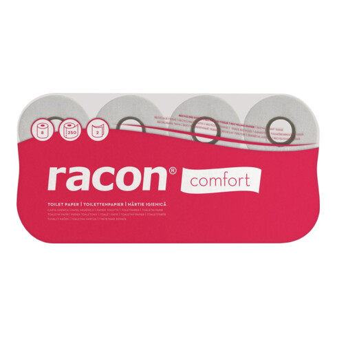 Toilettenpapier Racon Comfort 2-lagig,Kleinrollen