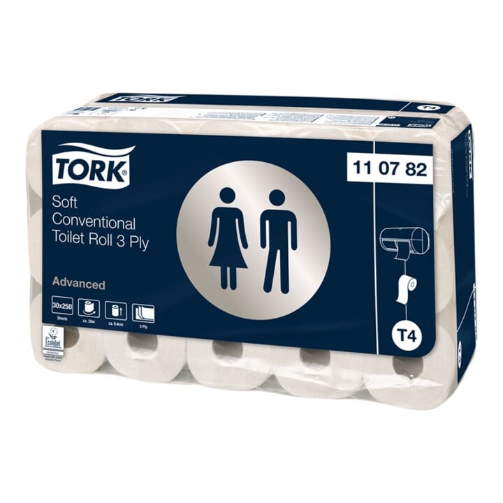 Toilettenpapier TORK Advanced · 110782 3-lagig,Dekorprägung TORK