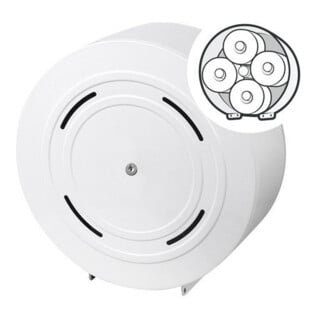 Toilettenpapierspender racon MW KR quattro H320xB320xT125ca.mm