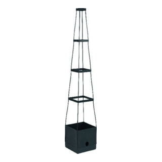 Tomatenpflanzturm m.Kasten 150cm anthrazit FW