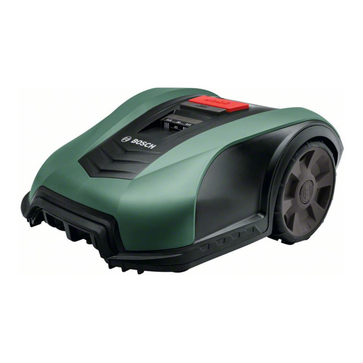 Tondeuse à gazon robot Bosch Indego M 700, station de charge, 2 connecteurs de câble, limitation 175m