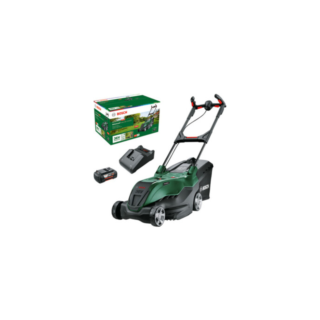 Tondeuse à gazon sans fil AdvancedRotak 36V-40-650 Bosch, 1 x batterie 36V 4,0Ah