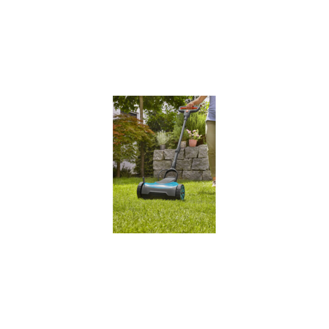 Tondeuse à gazon sans fil HandyMower 22/18V P4A GARDENA Set Ready-To-Use