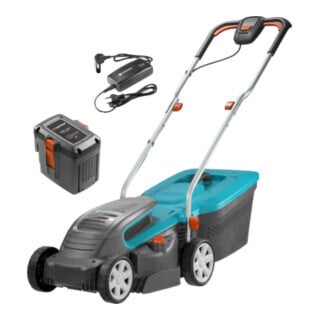 Tondeuse à gazon sans fil PowerMax Li-40/32 GARDENA Set Ready-To-Use