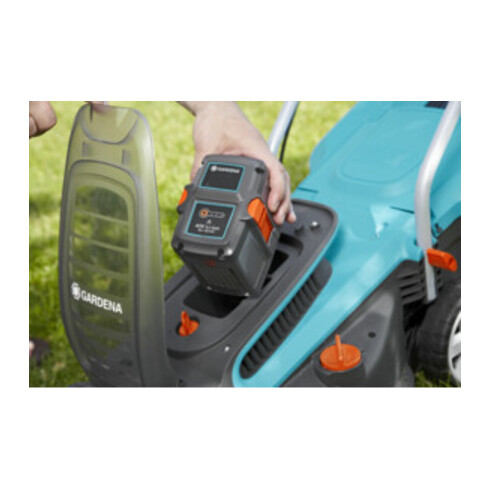 Tondeuse à gazon sans fil PowerMax Li-40/32 GARDENA Set Ready-To-Use