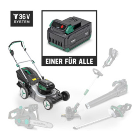 Tondeuse à gazon sans fil STIER SRM-430 36 V Solo