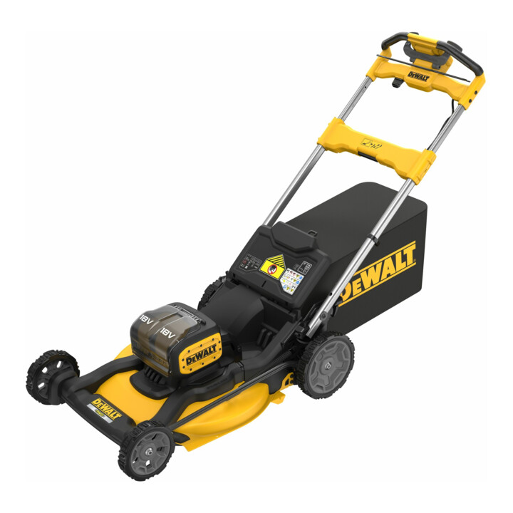 Tondeuse à gazon sans fil (traction) Dewalt, 53 cm, 2x18V